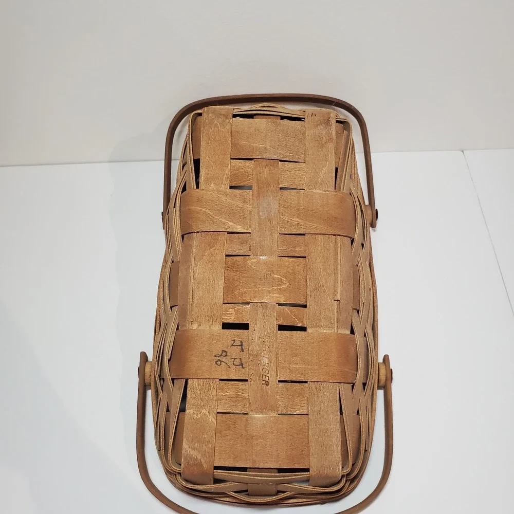 Vintage‎ Longaberger 1986 Sleigh Basket - dimensions in description